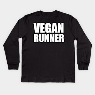 Vegan Runner Kids Long Sleeve T-Shirt